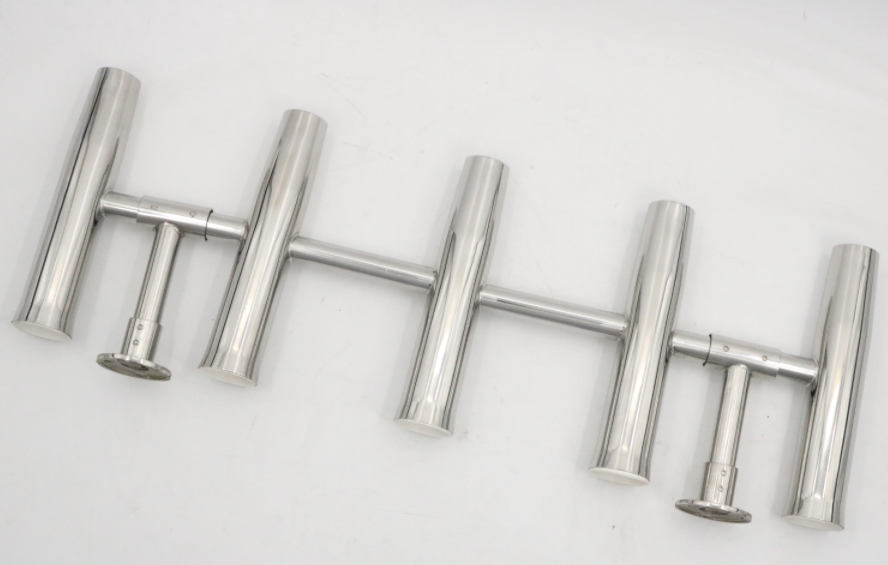 Andy Marine Stainless Steel Pemegang Rod Laras Latihan Lima