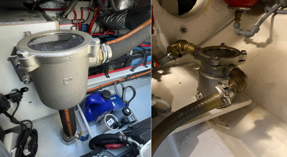 Andy Marine 316L penapis air laut keluli tahan karat